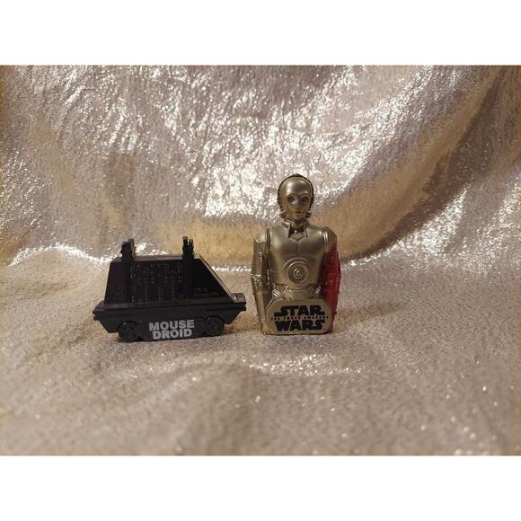 Star Wars The Force Awakens C-3PO, Mouse Droid General Mills Cereal View Finder - Picture 1 of 9